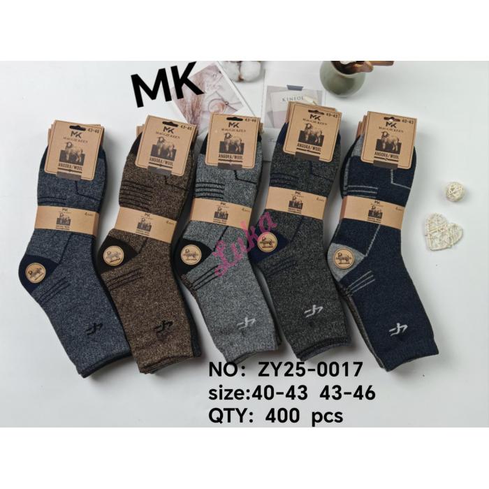 Men's socks M&K ZY25-0016 ANGORA