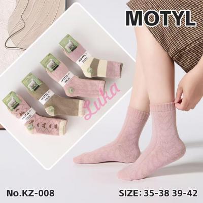 Skarpety damskie Motyl ANGORA KZ-008