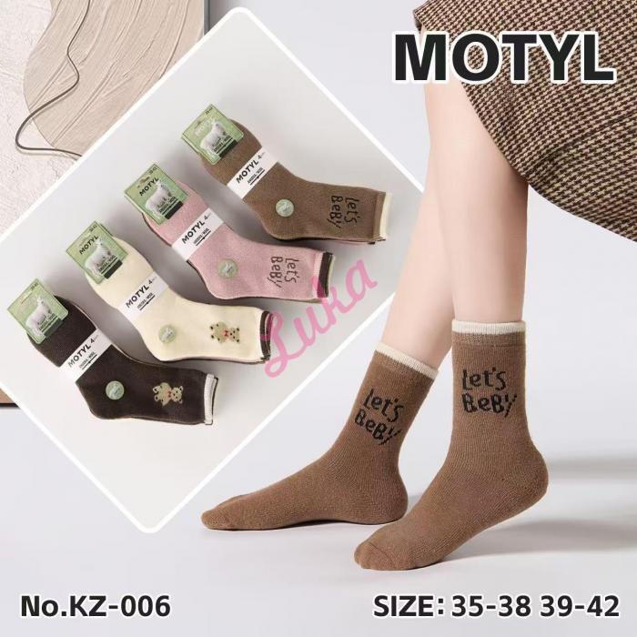 Skarpety damskie Motyl ANGORA KZ-005