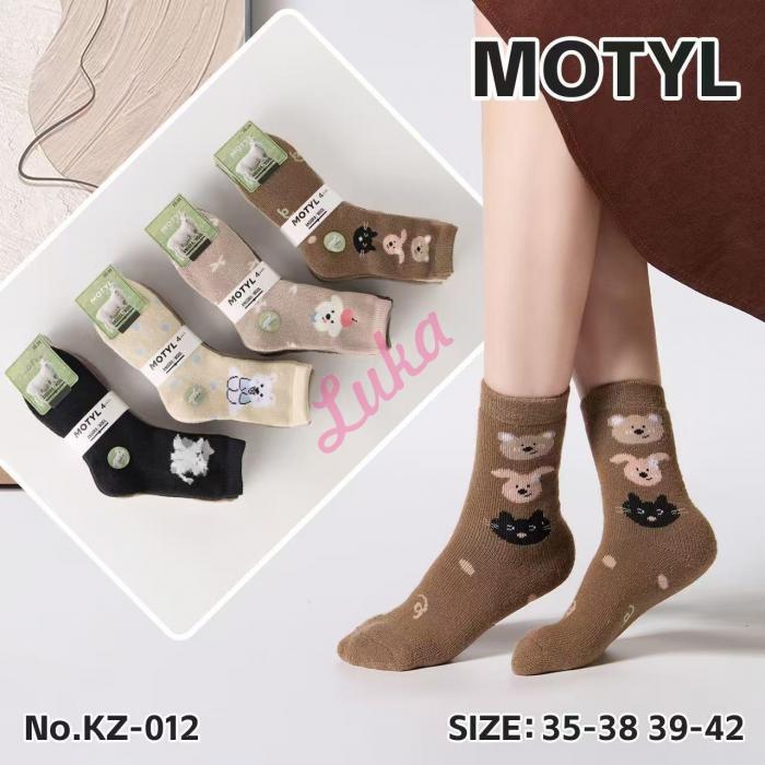 Skarpety damskie Motyl ANGORA KZ-011