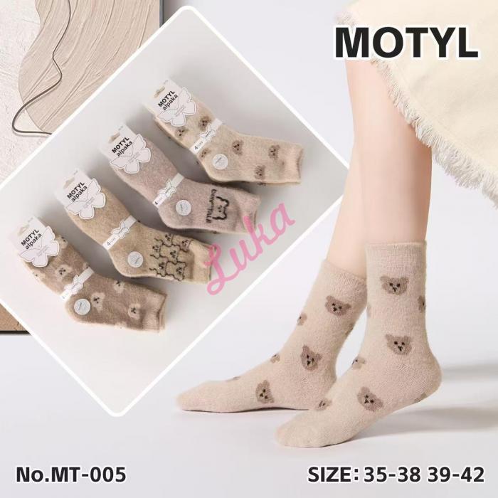 Skarpety damskie Motyl ALPAKA MT-006