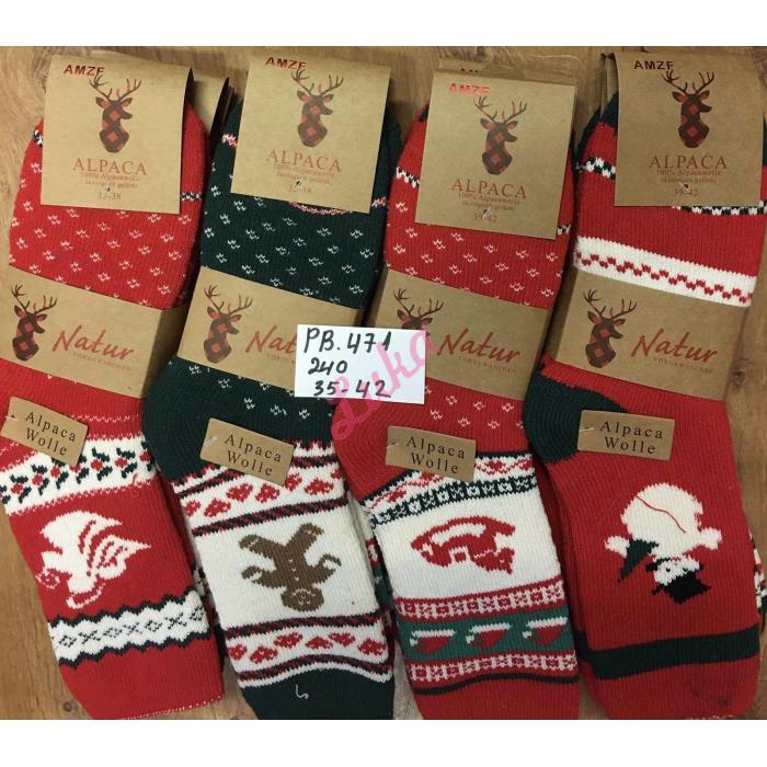 Womens Socks ALPAKA NATUR PB-471