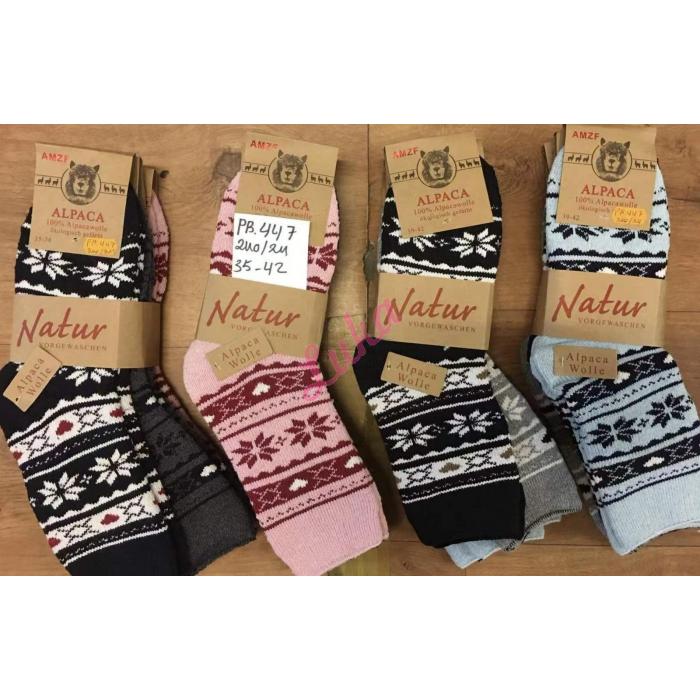 Womens Socks ALPAKA NATUR PB-447