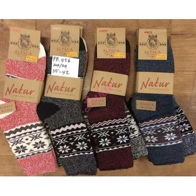 Womens Socks ALPAKA NATUR PB-456