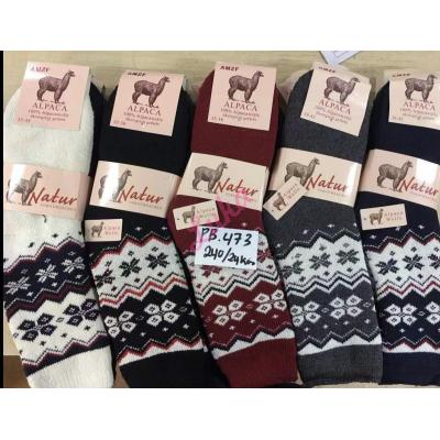 Womens Socks ALPAKA NATUR PB-473