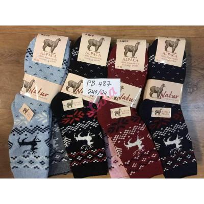 Womens Socks ALPAKA NATUR PB-487