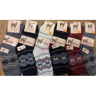 Womens Socks ALPAKA NATUR PB-472