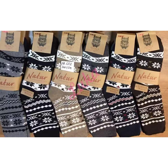 Mens Socks ALPAKA NATUR PA-632