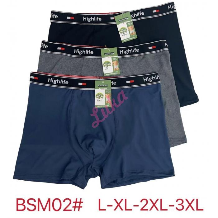 Bokserki męskie PLUS BSM02