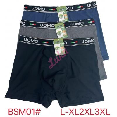 Bokserki męskie PLUS BSM01