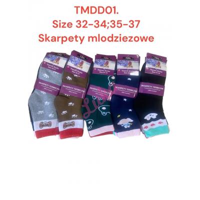 Skarpety młodzieżowe D&A TMDD01 Thermo