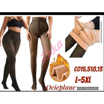 Women's black Tights Second Skin ski-02