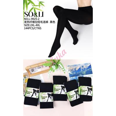 Women's Tights SO&LI THERMO L9925-2 Bamboo