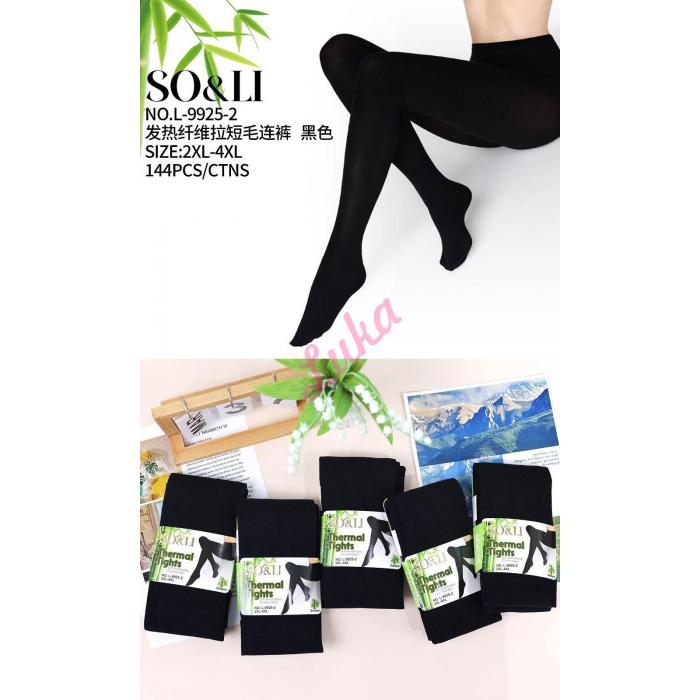 Women's Tights SO&LI THERMO ML-3820B Bamboo