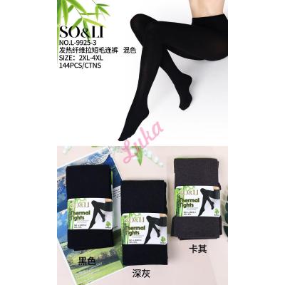 Women's Tights SO&LI THERMO L9925-3 Bamboo