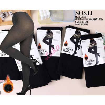 Women's Tights SO&LI L9931 680DEN