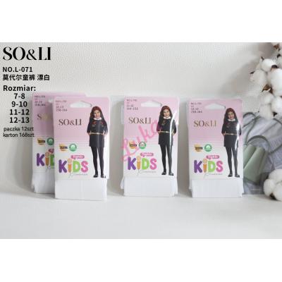 Kid's tights So&Li L071W