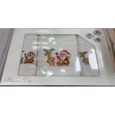 Ręcznik świąteczny komplet rtb-005 70x140+50x100