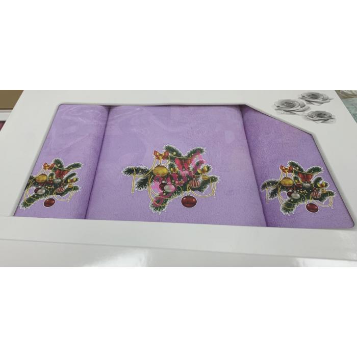 Ręcznik świąteczny komplet rtb-006 70x140+50x100