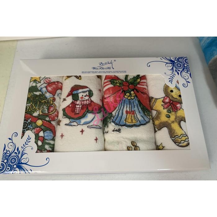 Ręcznik świąteczny komplet mrk-003 40x60