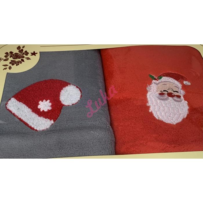 Ręcznik świąteczny komplet mrk-010 50x100
