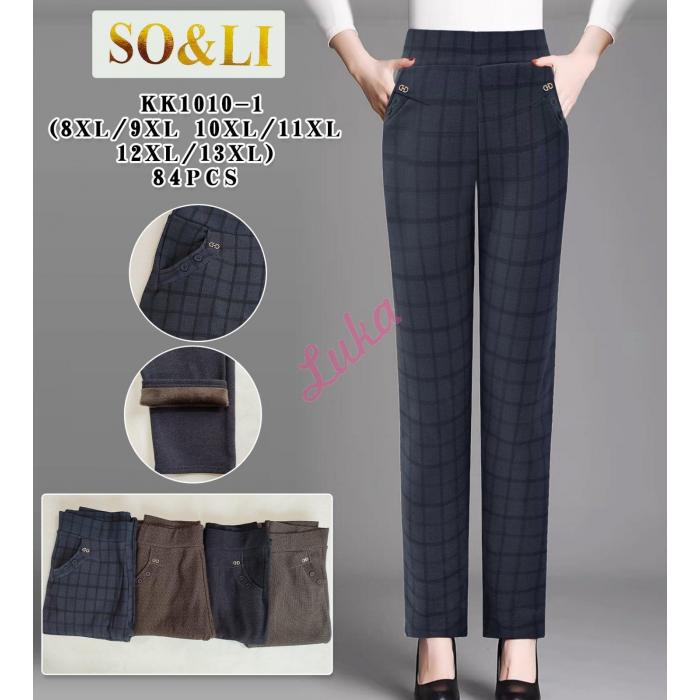 Women's pants So&Li KK711 WARM 8XL-13XL