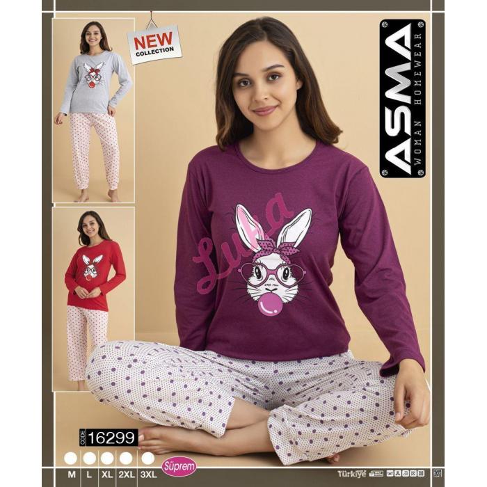 Piżama damska turecka Asma 16295