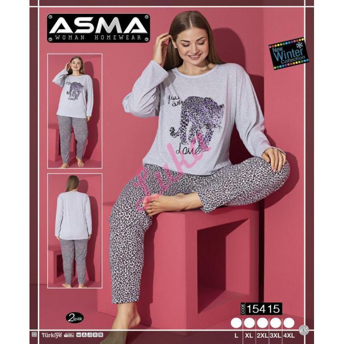 Piżama damska turecka ocieplana ASMA 14655
