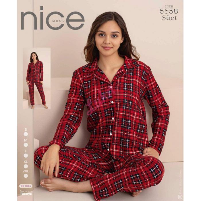 Women's turkish pajamas Nice Mood 5591 Welur