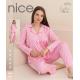 Piżama damska turecka Nice Mood 5565 Welur