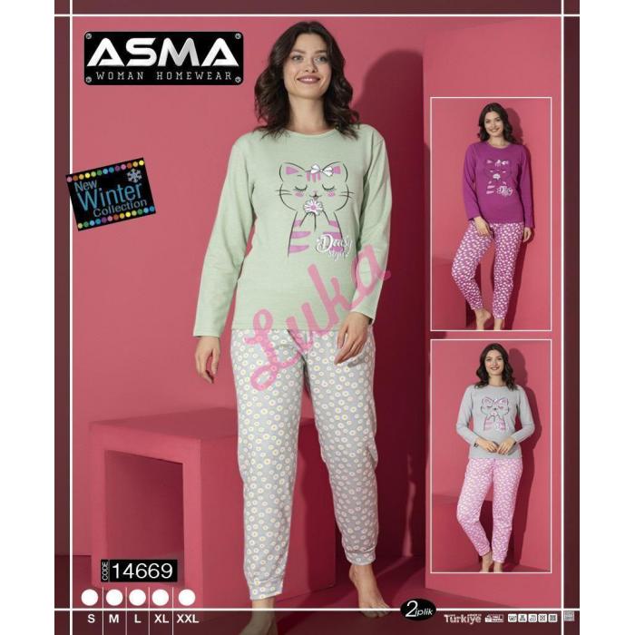 Women's warm turkish Pajama Asma 14655