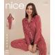 Women's turkish pajamas Nice Mood 5562 Welur