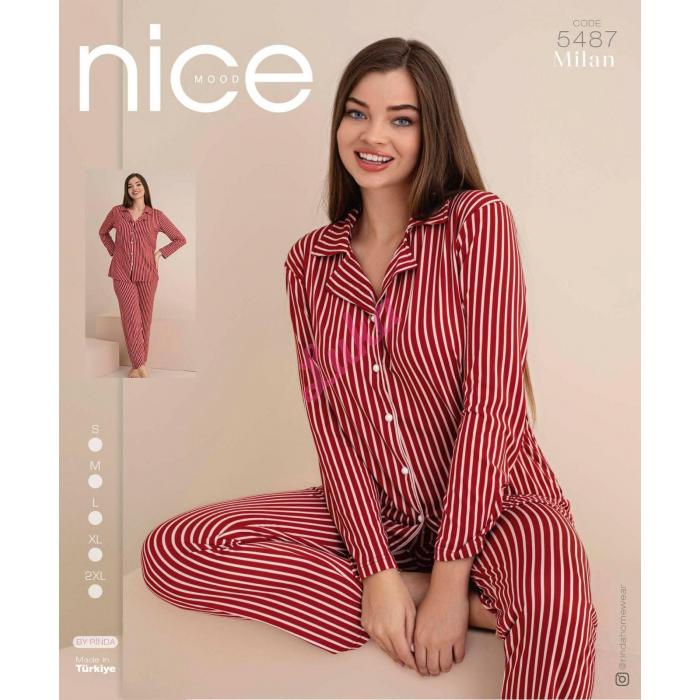 Women's turkish pajamas Nice Mood 5562 Welur
