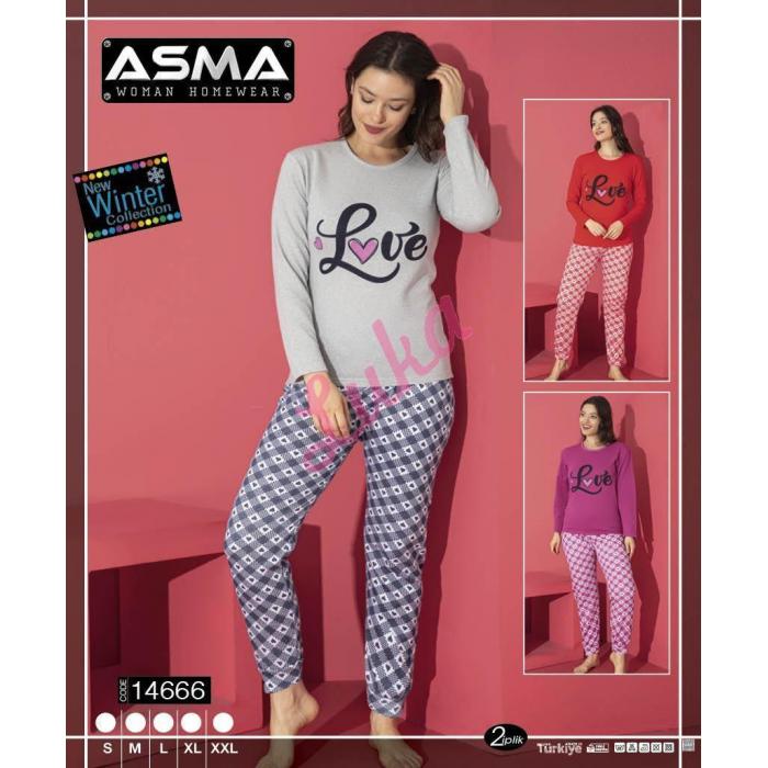 Women's warm turkish Pajama Asma 14604