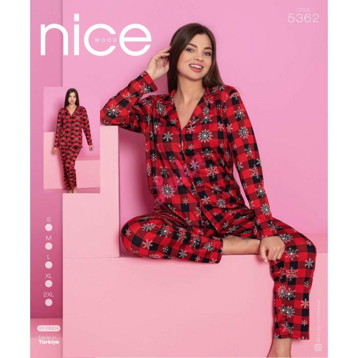 Women's turkish pajamas Nice Mood 5397 Welur