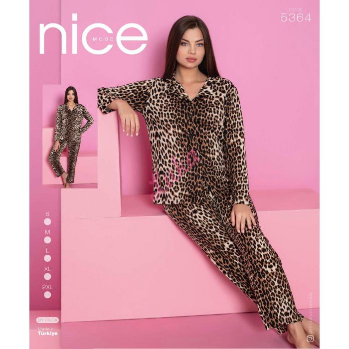 Women's turkish pajamas Nice Mood 5362 Welur
