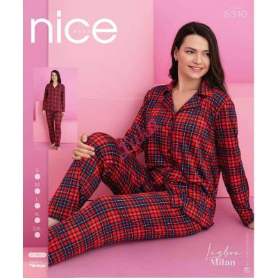 Women's turkish pajamas Nice Mood 5364 Welur