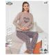 Women's warm turkish Pajama GUAVA 0016