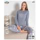 Women's warm turkish Pajama GUAVA 4434