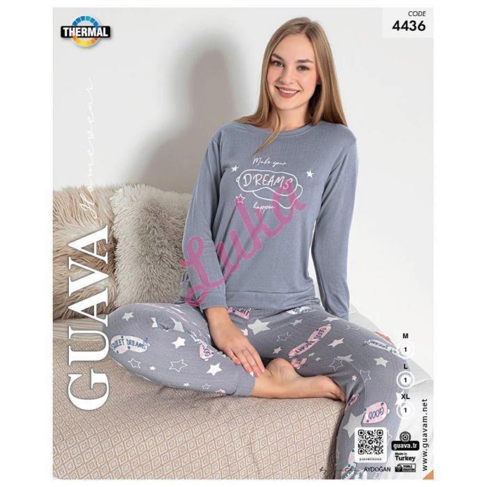Women's warm turkish Pajama GUAVA 4434