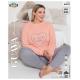 Women's warm turkish Pajama GUAVA 4441