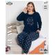 Women's warm turkish Pajama GUAVA 4416