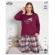 Women's warm turkish Pajama GUAVA 4418