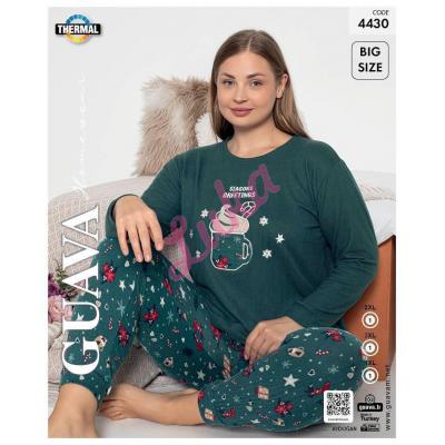 Women's warm turkish Pajama GUAVA 4419