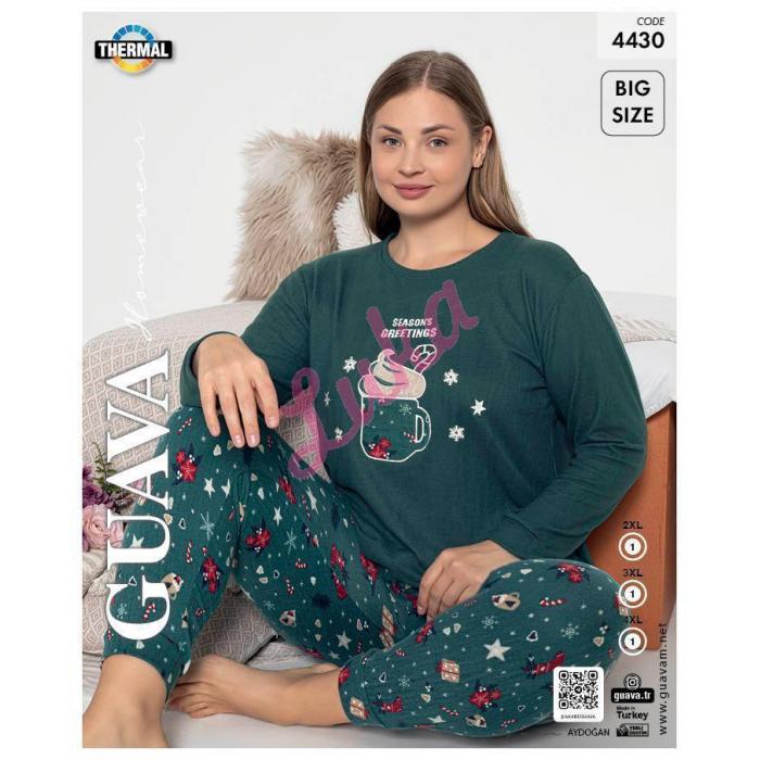 Women's warm turkish Pajama GUAVA 4419