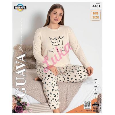 Piżama damska turecka ocieplana GUAVA 4430