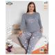 Women's warm turkish Pajama GUAVA 4431