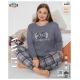 Women's warm turkish Pajama GUAVA 4435