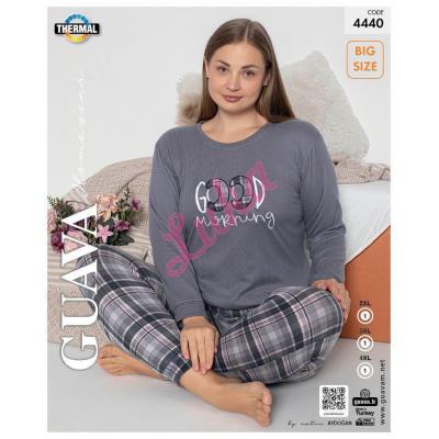Piżama damska turecka ocieplana GUAVA 4435