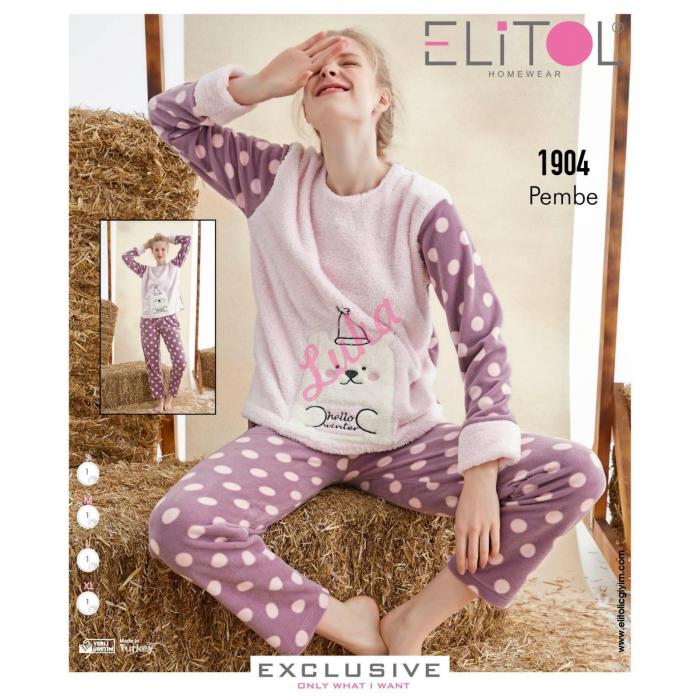 Women's warm turkish Pajama ELITOL 1902a